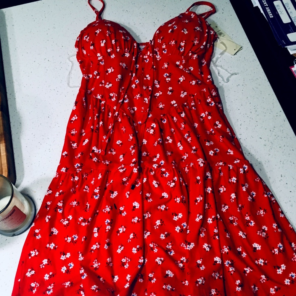 Red summer Dress